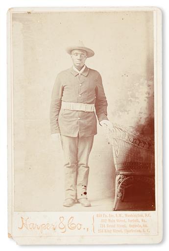 (MILITARY--SPANISH AMERICAN WAR.) John W. Green of Company A, 9th Ohio Volunteers.